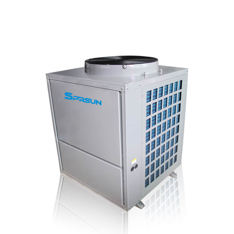 7.5KW-21KW 80C Chauffe-eau commercial à haute température de pompe à chaleur de source d'air
